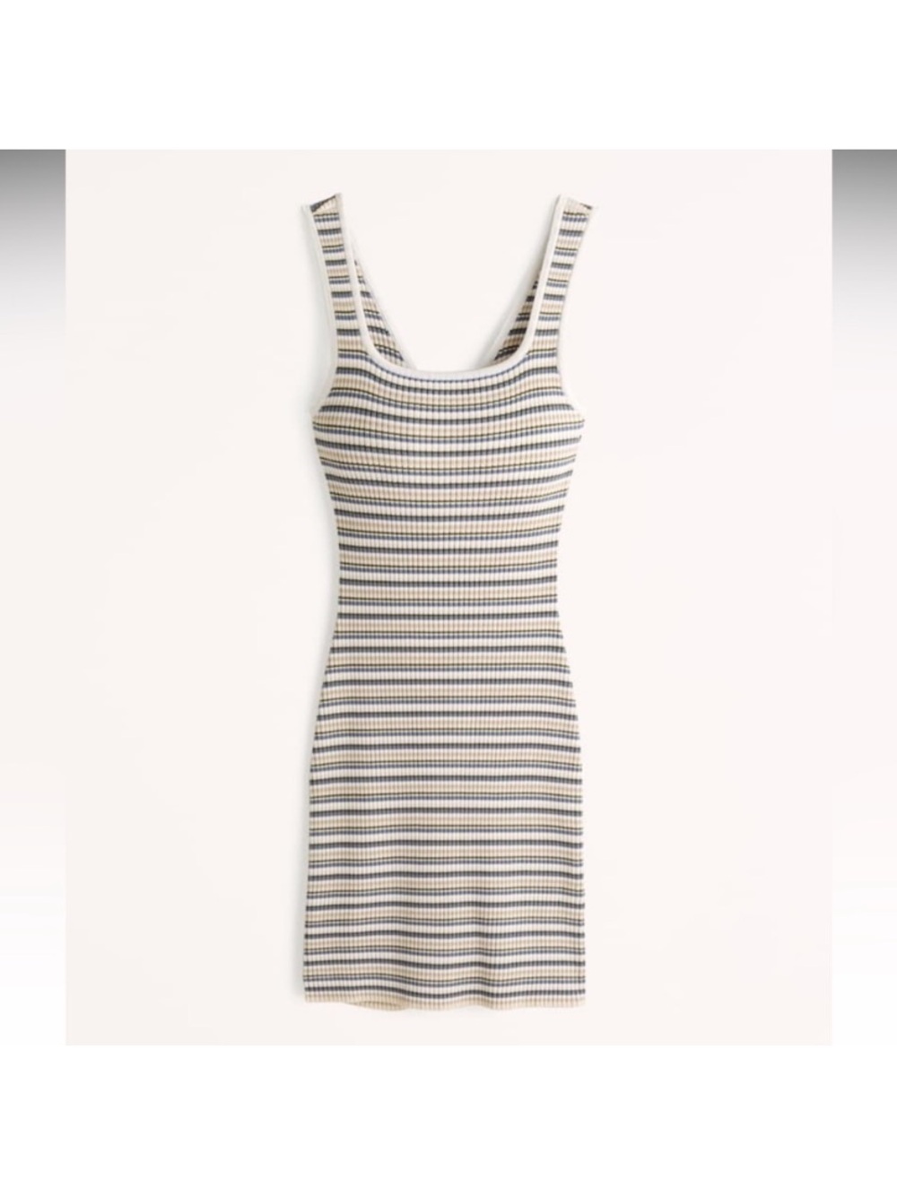 A&F Fitted Ribbed Tank Dress Medium Tall